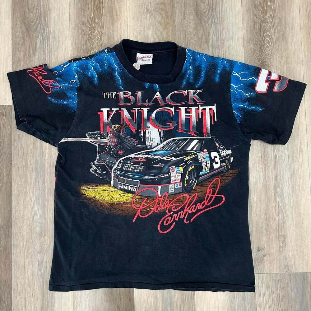 Preferred Sportswear Dale Earnhardt Black Knight T-Shirt Size XL